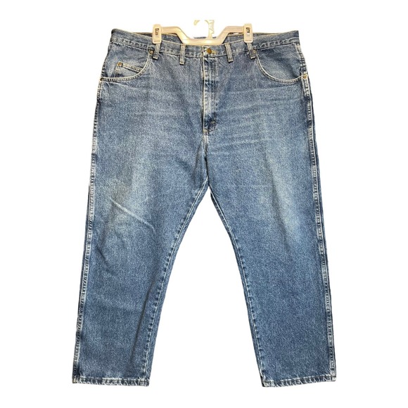 Wrangler Other - Wrangler Blue Ridge Mens Jeans 46x29 ACTUAL 44x28 Relaxed Fit 35BRCAS READ